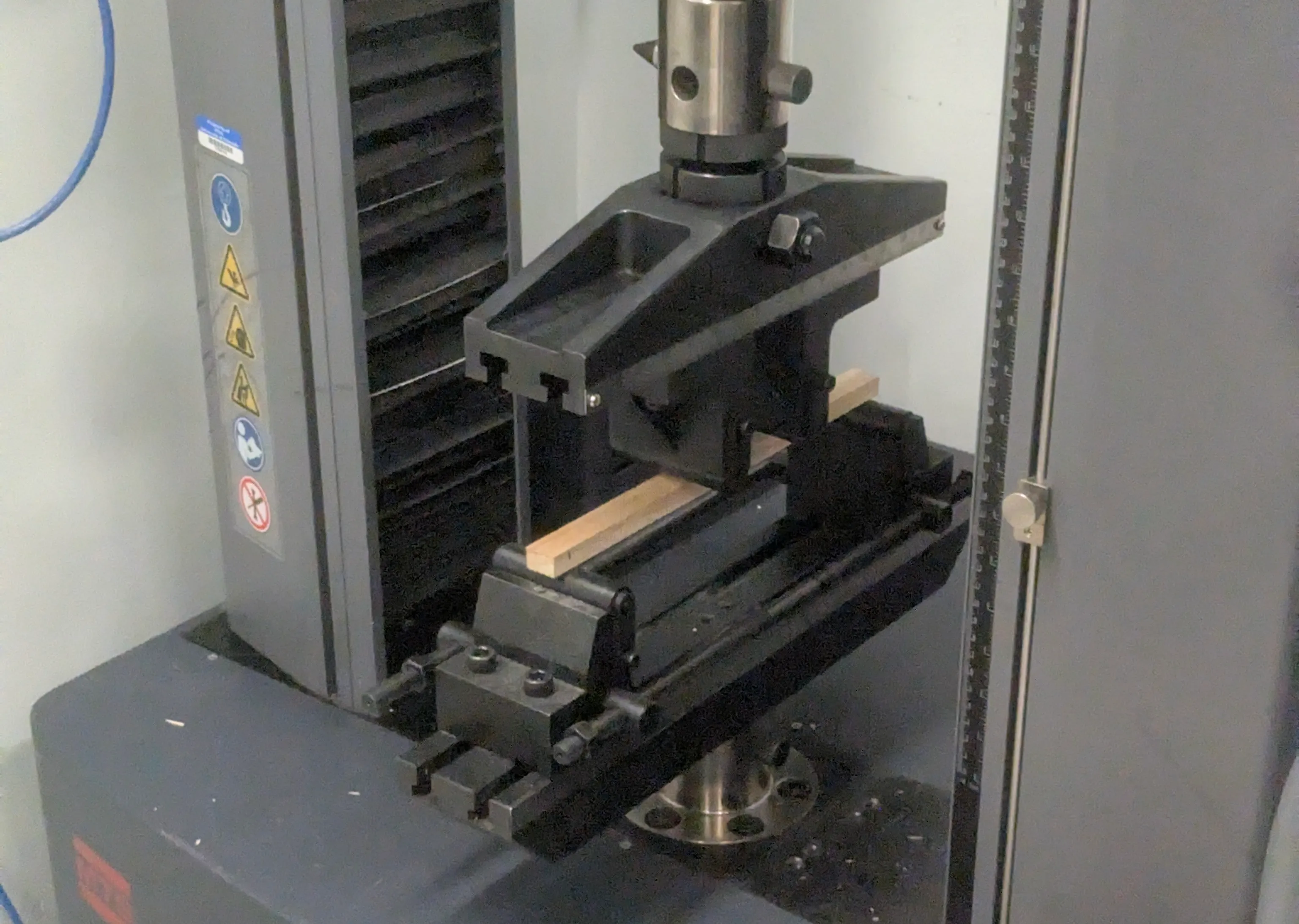 photo: 4-point load test